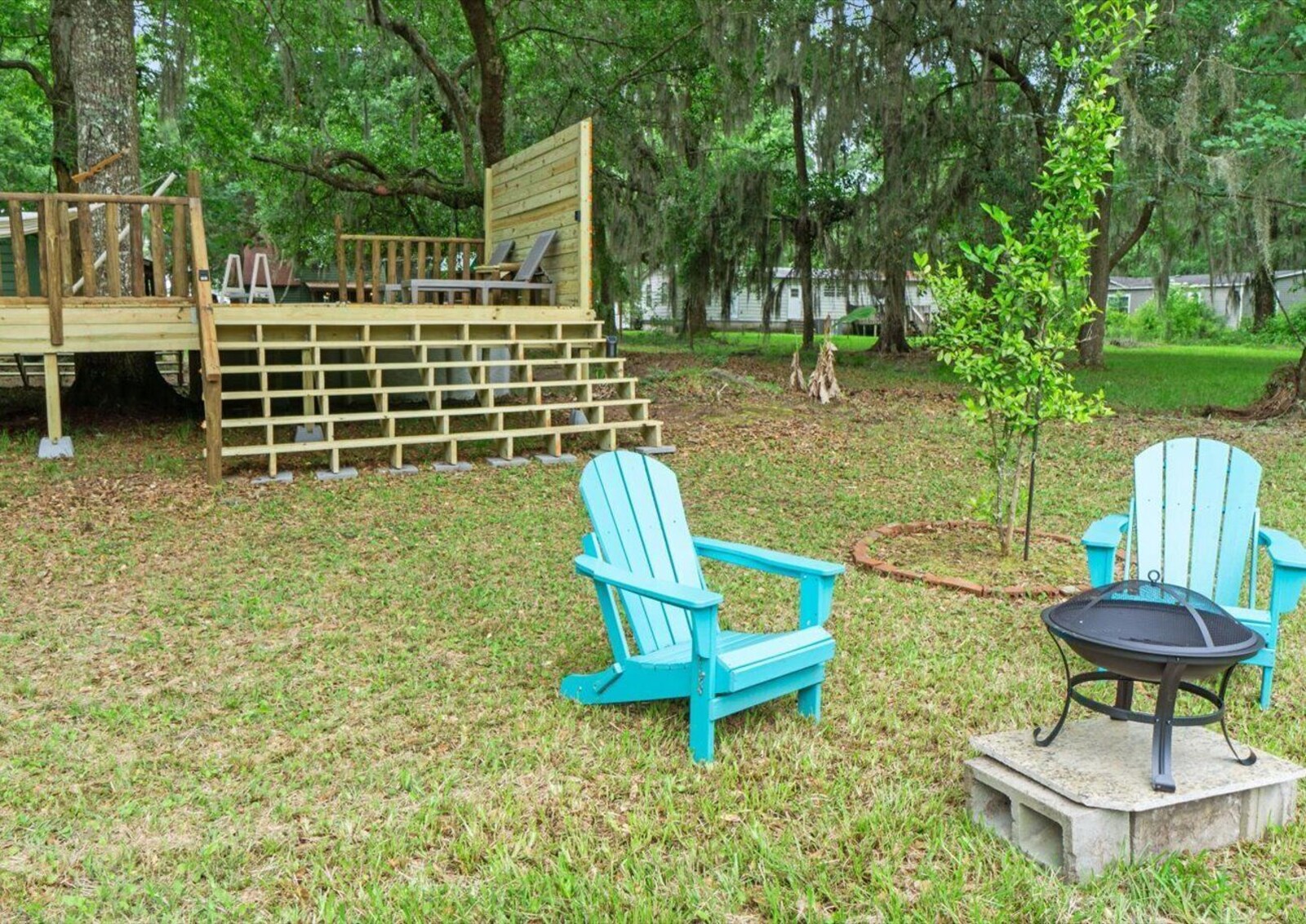 Fire pit lounge at GA Gem