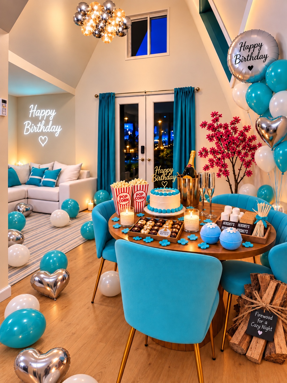 Pocono Dreams optional birthday setup